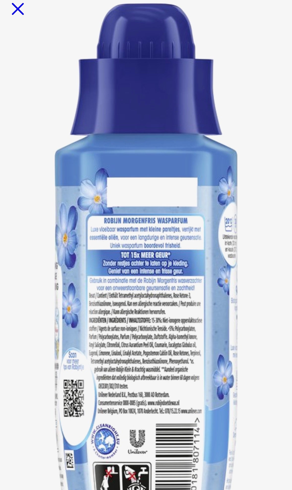 Robijn Intense Wasparfum - Morgenfris - geeft je kleding een langdurige, intense geur - 4 x 342 ml