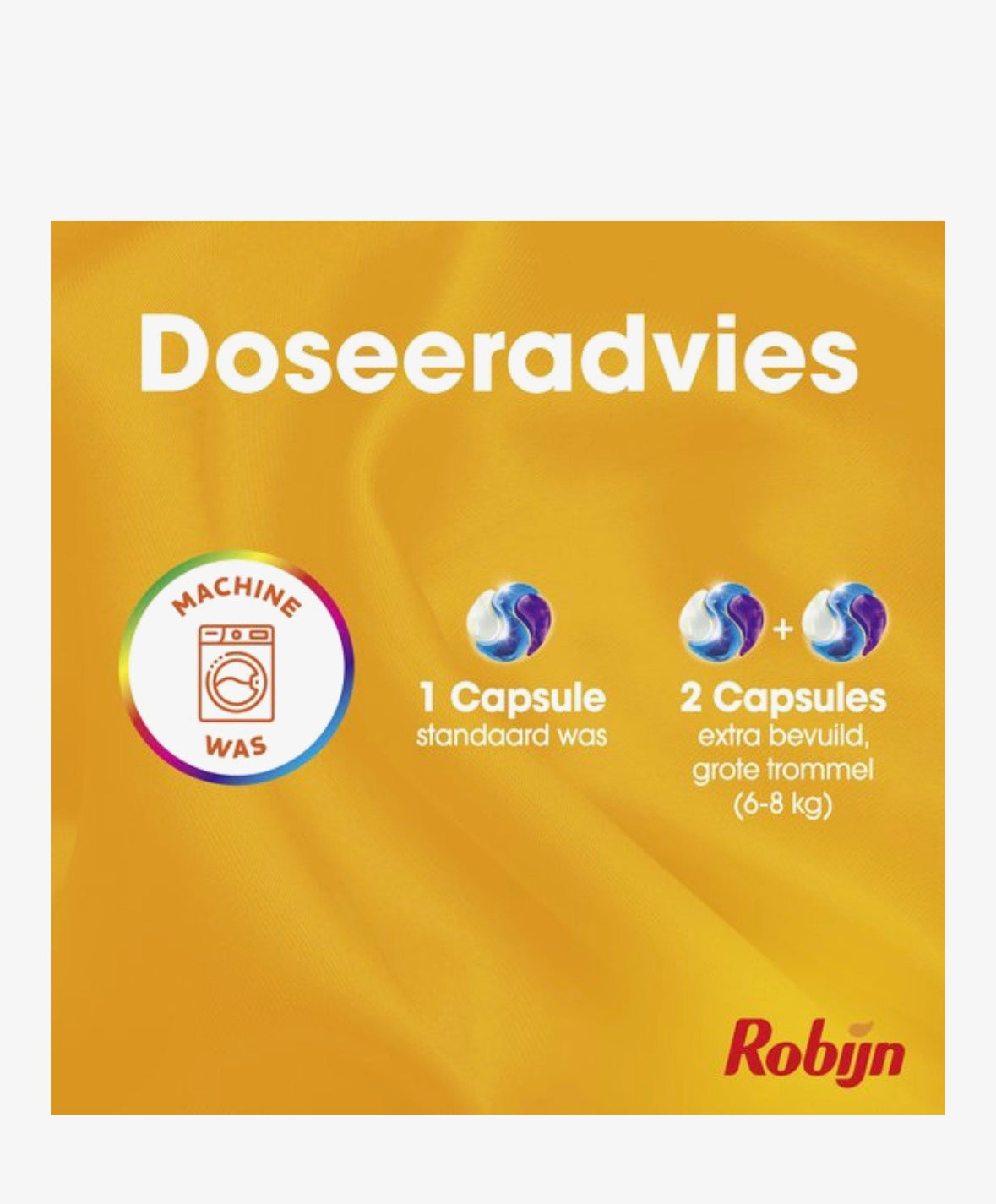 Robijn Classics Color 3in1 Wascapsules 317 g 60 Wasbeurten
