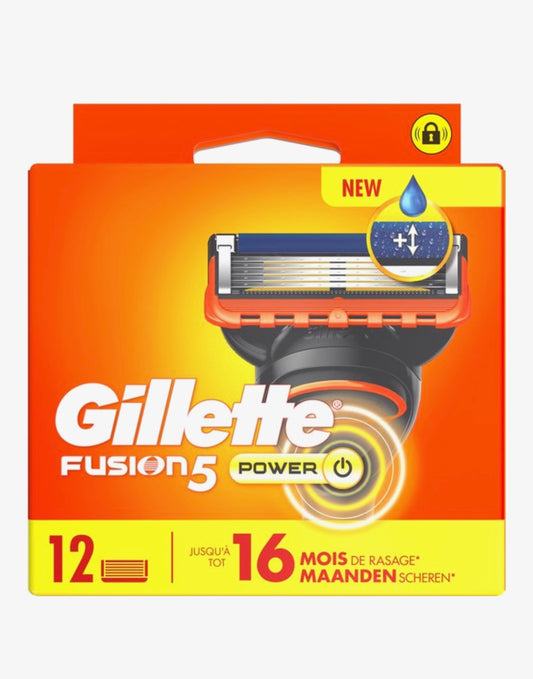Gillette Fusion5 power Scheermesjes 12 Stuks