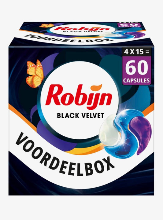 Robijn Classics Black Velvet 3in1 Wascapsules 317 g 60 Wasbeurten