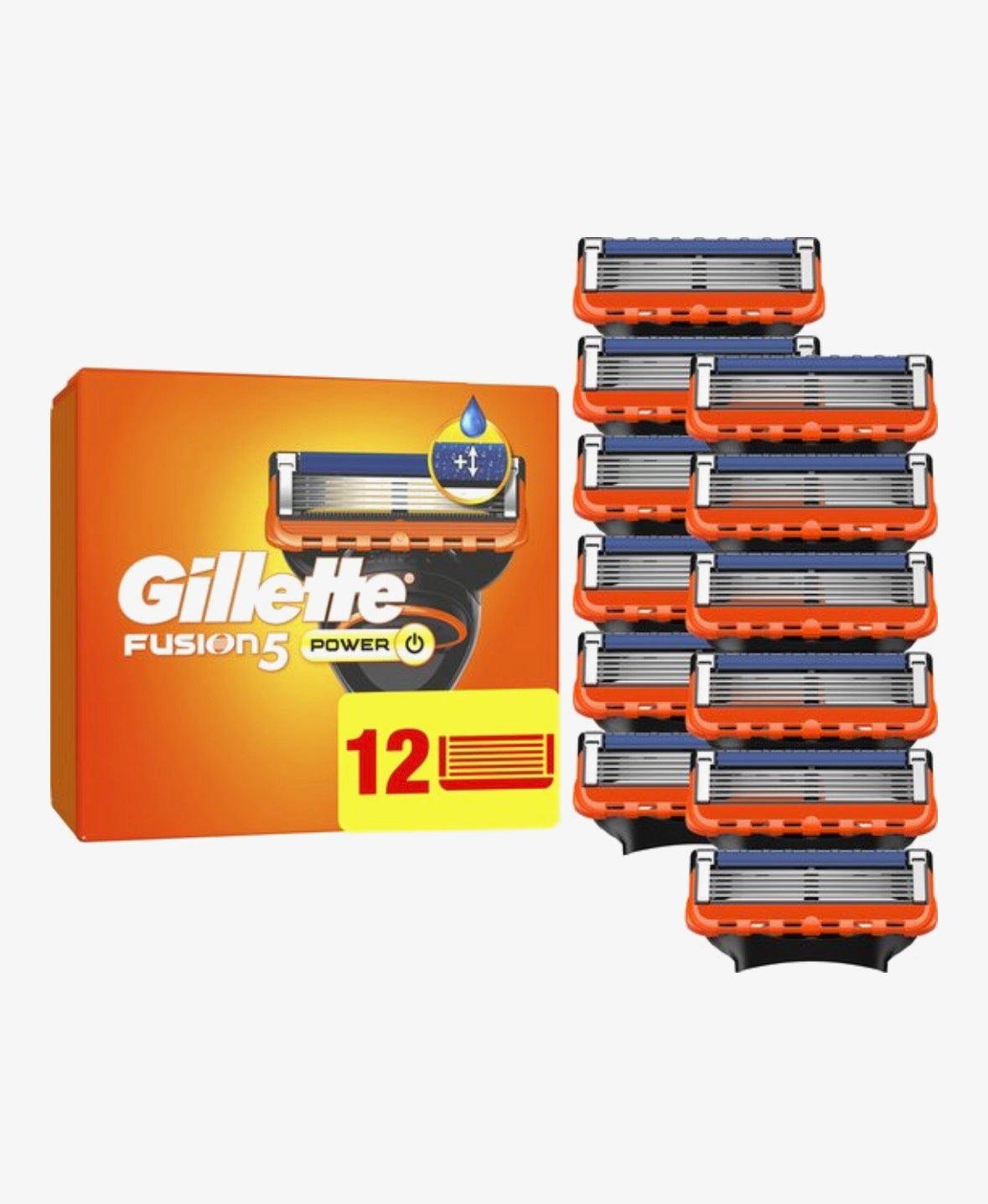 Gillette Fusion5 power Scheermesjes 12 Stuks