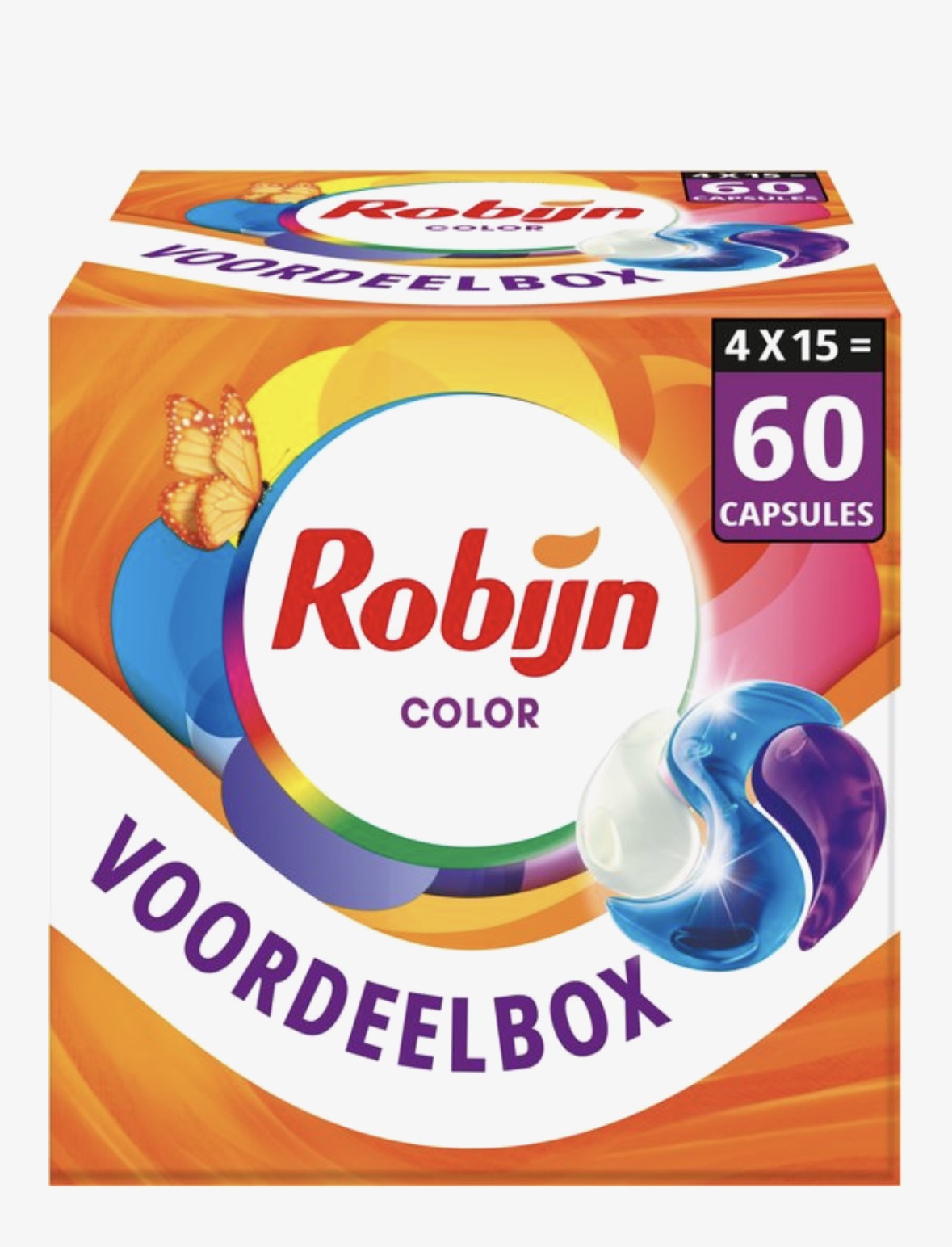 Robijn Classics Color 3in1 Wascapsules 317 g 60 Wasbeurten