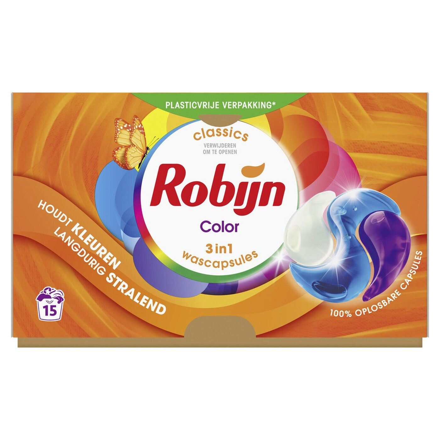 Robijn Classics Color 3in1 Wascapsules 317 g 60 Wasbeurten