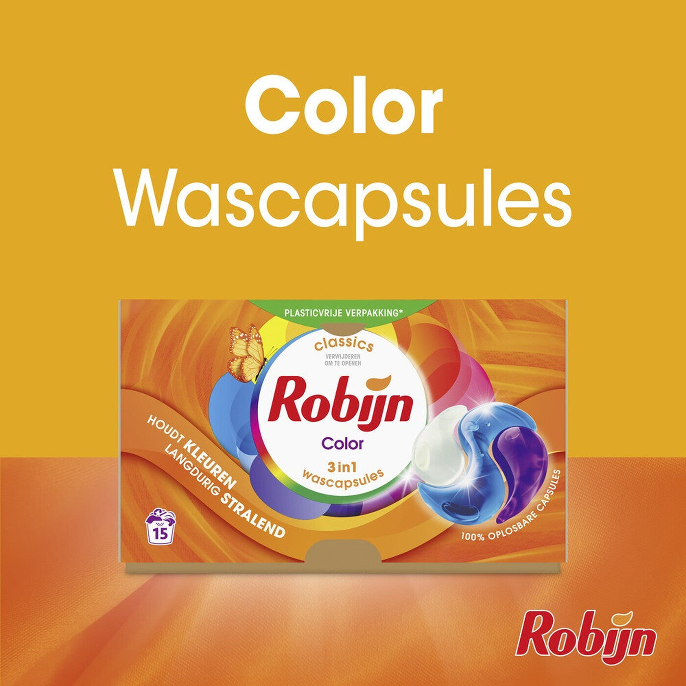 Robijn Classics Color 3in1 Wascapsules 317 g 60 Wasbeurten